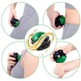 thumbnail image 4 of Aliver Manual Massage Roller Ball - Massager Ball for Sore Muscles, Shoulders, Arms, Neck, Back, Feet, Body, Deep Tissue, Stiffness, Joint Pain, Stress Relief - Green, 4 of 9