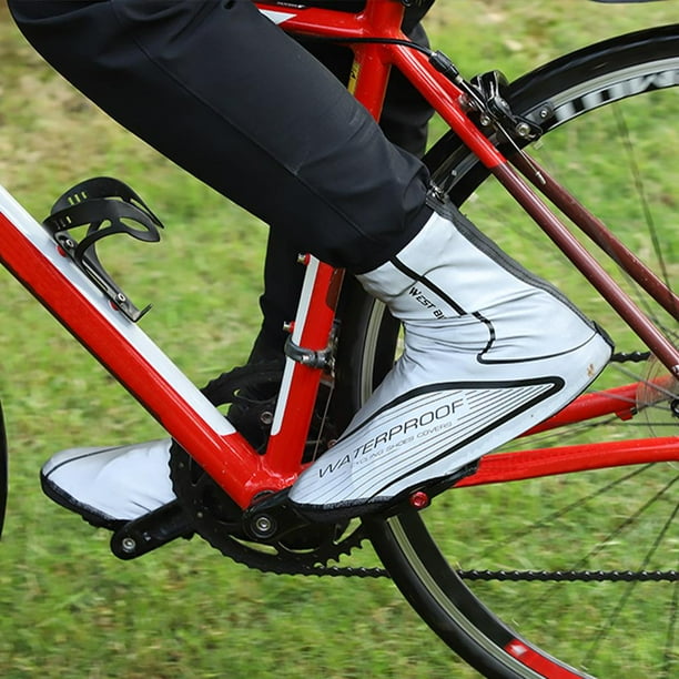 Ciclismo Caminando Reutilizables Reforzados Impermeables Lluvia Impermeable Resistente a Prueba de Zapatos rta de Zapato Botas de Lluvia Protect SG Soledad Cubierta de zapato de ciclismo Bodega Aurrer...