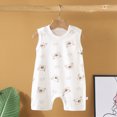 thumbnail image 2 of Baby Onesies Boy Infant Baby Boy Girl Easter Rabbit Jumpsuit Sleeveless Straps Romper Bib Pants One Piece Overalls Plaid Outfit, 2 of 4