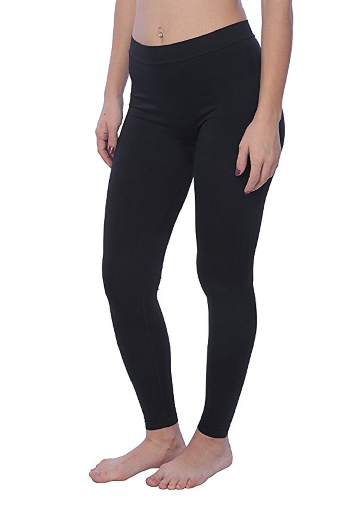 Hanes Women's Curves Comfort Leggings, Black, X-Large-XX-Large