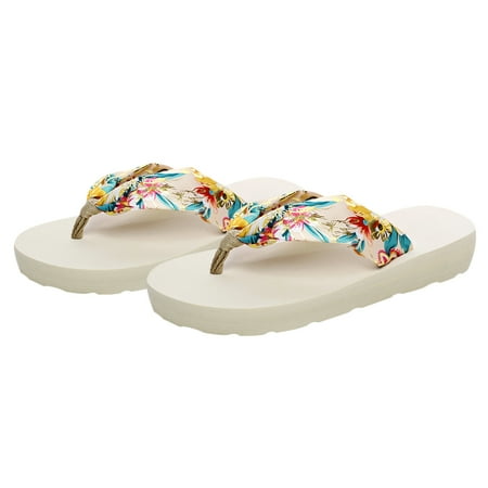 

NUOLUX Flops Sandals Support Beach Thong Arch Womens Cloth Strapnonsatin Silk Yogacasual Summer