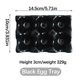 thumbnail image 2 of Bandeja de huevos de cerámica estilo escandinavo | Caja de almacenamiento de huevos para refrigerador de cocina doméstica | Diseño antideslizante que preserva la frescura | Tiene capacidad para, 2 of 4