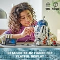 thumbnail image 4 of LEGO Star Wars R2-D2 Brick Built Droid Figure, Collectible Star Wars Room Décor with Exclusive 25th Anniversary Minifigure Darth Malak, Creative Play Gift Idea for Kids or Fans Ages 10 and Up, 75379, 4 of 8