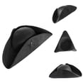 thumbnail image 5 of Jiibva Faux Leather Pirate Hat,Tricorn Pirate Hat,Novelty Leather Pirate Hat for Men Women Halloween, 5 of 7