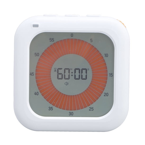 Temporizador Digital, Soporte Magnético Visual, Temporizador De Cocina, Brillo Ajustable, Volumen Ajustable, Recargable Para El Trabajo