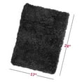 thumbnail image 5 of Clara Clark Set of 3 Absorbent Bath Mat Non-Slip Backing Rubber Bathroom Rugs, Large, 17x24, Black, 5 of 6