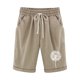 thumbnail image 1 of Mujeres Pantalones Cortos Casual, Cintura Elástica Día de la Independencia de la Impresión Pantalones Cortos con Cordón con Bolsillos para Verano Primavera de Uso Diario, Pantalones Cortos de Verano P, 1 of 4