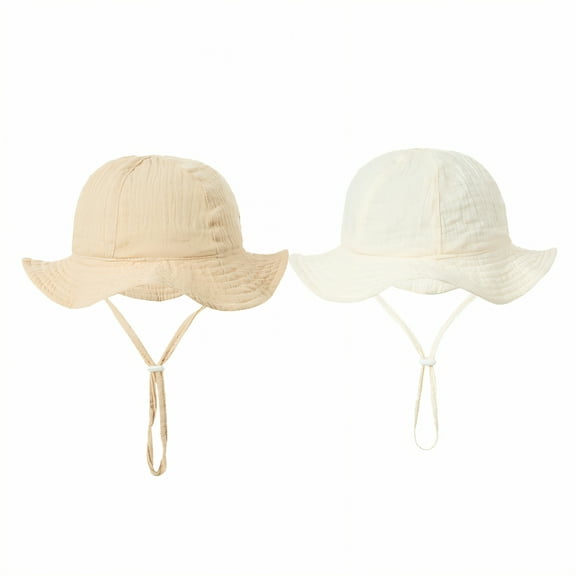 TELOLY 2Pcs Baby Hats 0-6 Months,Fits Different Baby Head Sizes Baby Hats,Lightweight Soft Hat Body Toddler Hat,Multicolor1