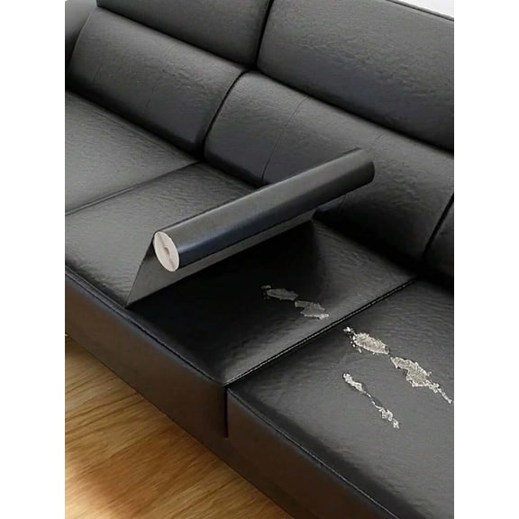 1Pc Faux Leather Repair Patch Self Adhesive Fabric Patches For Sofas Chairs Quickly Repair Holes Tears Brown Car Seat Furniture Repair 30*300cm