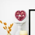 thumbnail image 5 of Heart Shaped Wooden Desktop Organizer Mini Storage Shelf for Home Decorative Indoor Shelf Display, 5 of 5