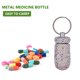 thumbnail image 5 of Botella De Medicina Pequeña Pequeña botella de medicina con diamantes de imitación, caja portátil impermeable para pastillas (multicolor) Hugtrwg Libre de BPA, 5 of 6