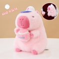 thumbnail image 1 of Poupée Capybara Véritable Poupée Jouet en Peluche Oreiller Cadeau d'Anniversaire Célébrité Internet Ragdoll DMH, 1 of 7