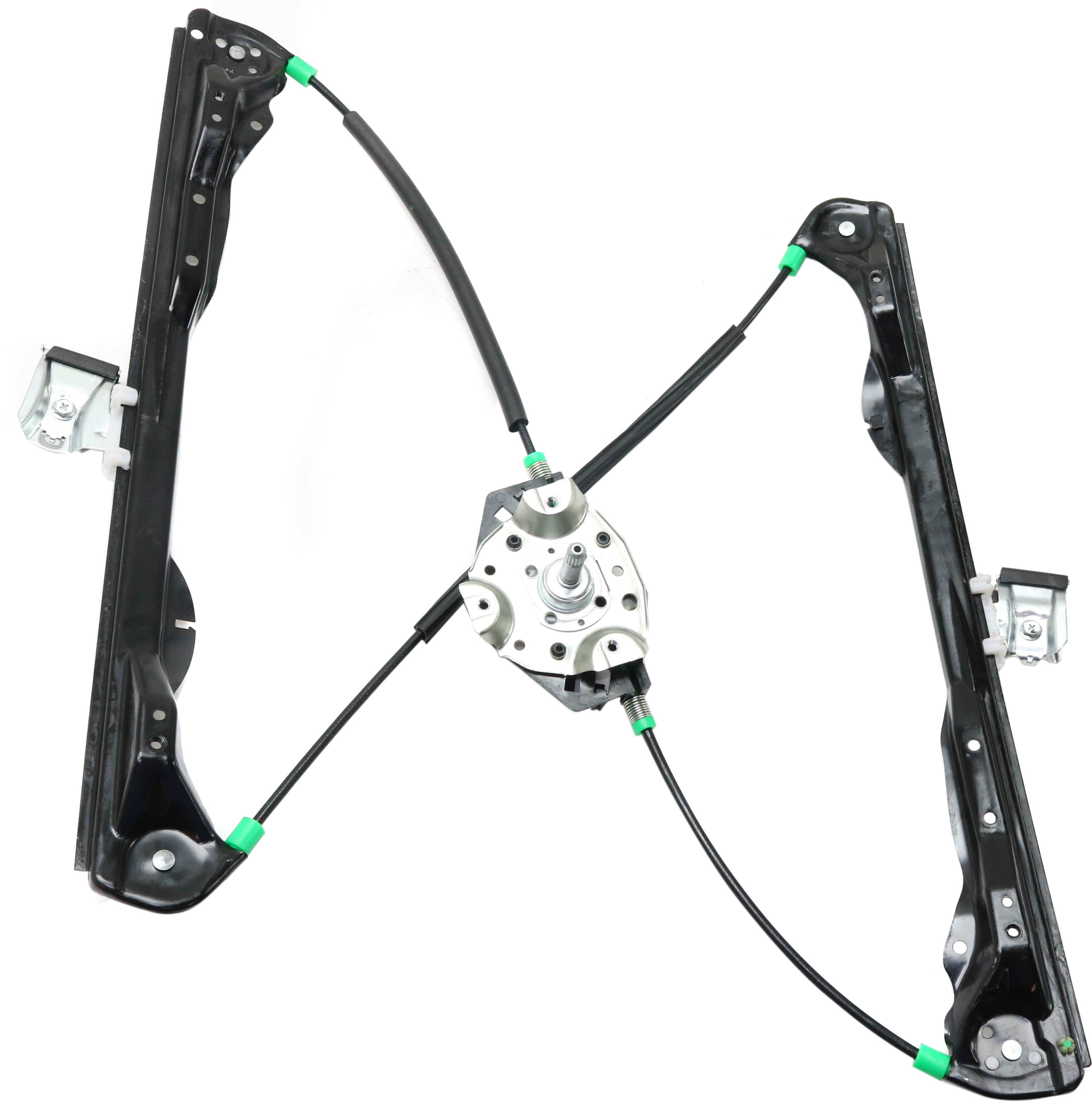 Power Window Regulator w/Motor Assembly Front Left Driver Side Compatible for 00-07 Ford Focus 4-Door 