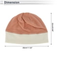 thumbnail image 3 of Gorra de ciclismo Unique Bargains Mantener Caliente Forro de Casco Duro Tela de Forro Polar Caramelo 28x22cm 1 Pcs, 3 of 7