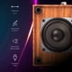 thumbnail image 5 of Minicomponente Minimalista Retro Genérica Wood Subwoofer Aux 3.5 Color Marrón Claro Potencia Rms 6 W, 5 of 8