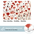 thumbnail image 2 of Valentine's Day Polyester Chair Rug Mat, Non-Slip and Machine Washable Area Rugs, 2 of 6