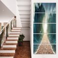 thumbnail image 1 of Pathway through the Parted Seas - Large Seashore Canvas Print, 1 of 3