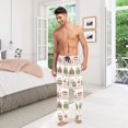 thumbnail image 6 of FORMRS Mens Pajama Pants with Pockets Sleepwear Lounge Bottoms Sizes S-2XL, Red Christmas House, 6 of 7