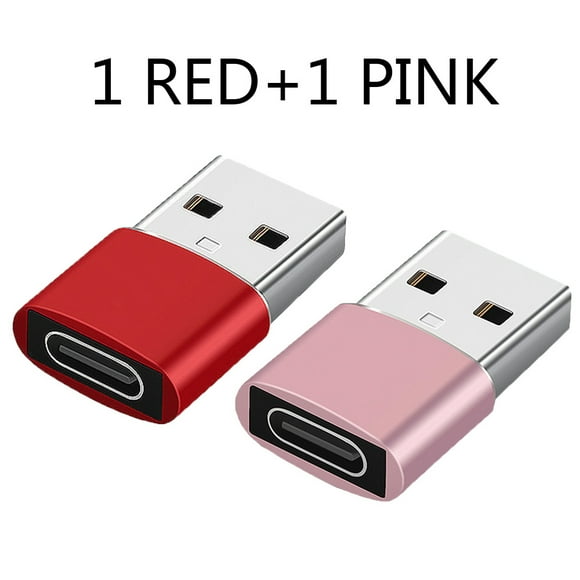 Black Friday deal 2pcs USB C Adapter: OTG Type C To USB Adapter Cable for iPhone 12/13/14 Pro & Airpods 1/2/3 - USB Adapters