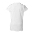 thumbnail image 3 of Gildan - Softstyle Women’s V-Neck T-Shirt - 64V00L - White - Size: L, 3 of 3