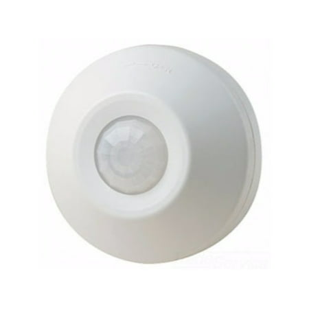 Leviton ODC0S-I1W Self-Contained Ceiling-Mount Occupancy Sensor and Switching Relay 1000,- Watt 120V