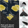 thumbnail image 3 of Yellow Lemon Fruit Slices DarkBlue Pattern Kitchen Rugs Sets Of 3,Kitchen Runner Rugs Non Skid Washable,Decorative Kitchen Floor Mats for Kitchen,Sink,Laundry,17"x30"+ 17"x47" + 17"x59", 3 of 6