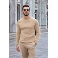 thumbnail image 4 of COOFANDY Men Dress Sweater Slim Fit Business Casual Pullover Sweater Long Sleeve Crew Neck Sweater Black, 4 of 5