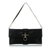 Pre-Owned Givenchy Obsedia Shoulder Bag Calf Leather Black