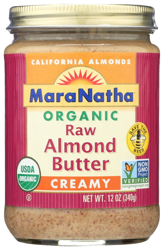 Maranatha Natural Foods Almond Butter Creamy And Raw, 12 Oz Walmart