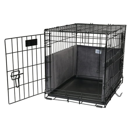 UPC: 0685589149922 | Pet Dreams Dog Crate Bumper – for Single/Double Door Dog Crate  Dog Tail Protector  Grey Medium 30 inch