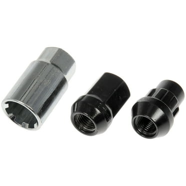 Dorman 713-475A Wheel Lug Nut for Specific Nissan Models, Black Chrome (Pack of 20)