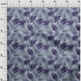 thumbnail image 3 of oneOone Cotton Cambric Dark Blue Fabric Tropical Leaf Dress Material Fabric Print Fabric By The Yard 56 Inch Wide, 3 of 4