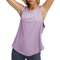 thumbnail image 2 of Aloohaidyvio Women's Workout Tank Top Racerback Tops Sleeveless Running Shirts Loose Fit Yoga Athletic Gym Sports, 2 of 5