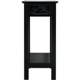 thumbnail image 5 of eHemco Plant Decorating Stand End Table Side Table with Storage Shelf, 10 by 10 by 23.7 Inches, Black, 5 of 8