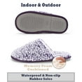 thumbnail image 3 of Cozylook Fuzzy Slippers for Women Indoor and Outdoor Cozy House Shoes with Memory Foam Non-slip Sole Gifts for Women Mom Ladies, 3 of 6