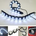 thumbnail image 4 of 2 luces LED universales DRL flexibles para circulación diurna de coche, luz antiniebla para conducción diurna, 4 of 8