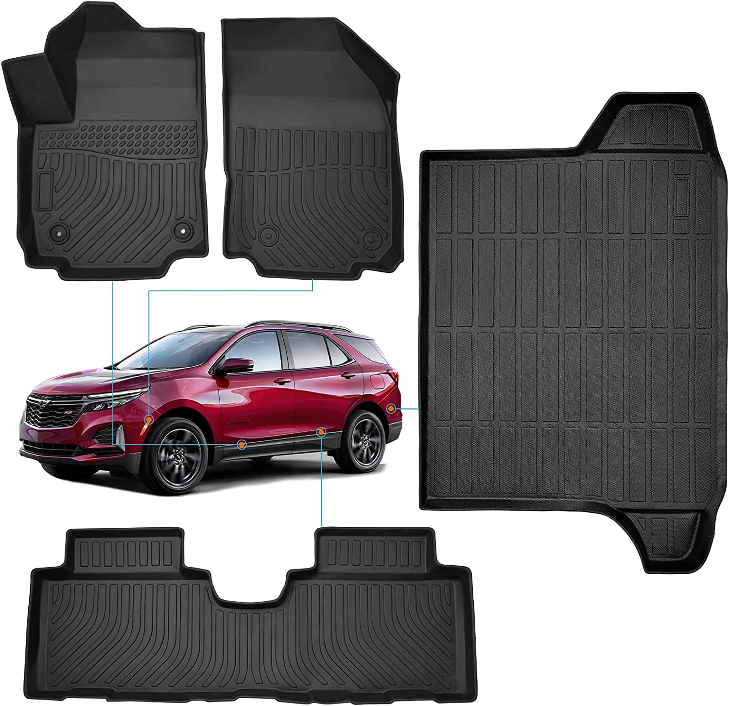 2018 2019 2020 2021 2022 2023 Chevy Equinox Floor Mats & Cargo Liner