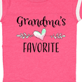 thumbnail image 4 of Inktastic Grandmas Favorite Heart Grandchild Boys or Girls Baby Bodysuit, 4 of 5