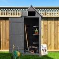 thumbnail image 4 of Solid fir construction - Reinforced door - Outdoor storage cabinet / Ensure long - term durability, 4 of 6