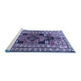thumbnail image 2 of Ahgly Company Machine Washable Indoor Rectangle Persian Blue Traditional Area Rugs, 5' x 8', 2 of 4