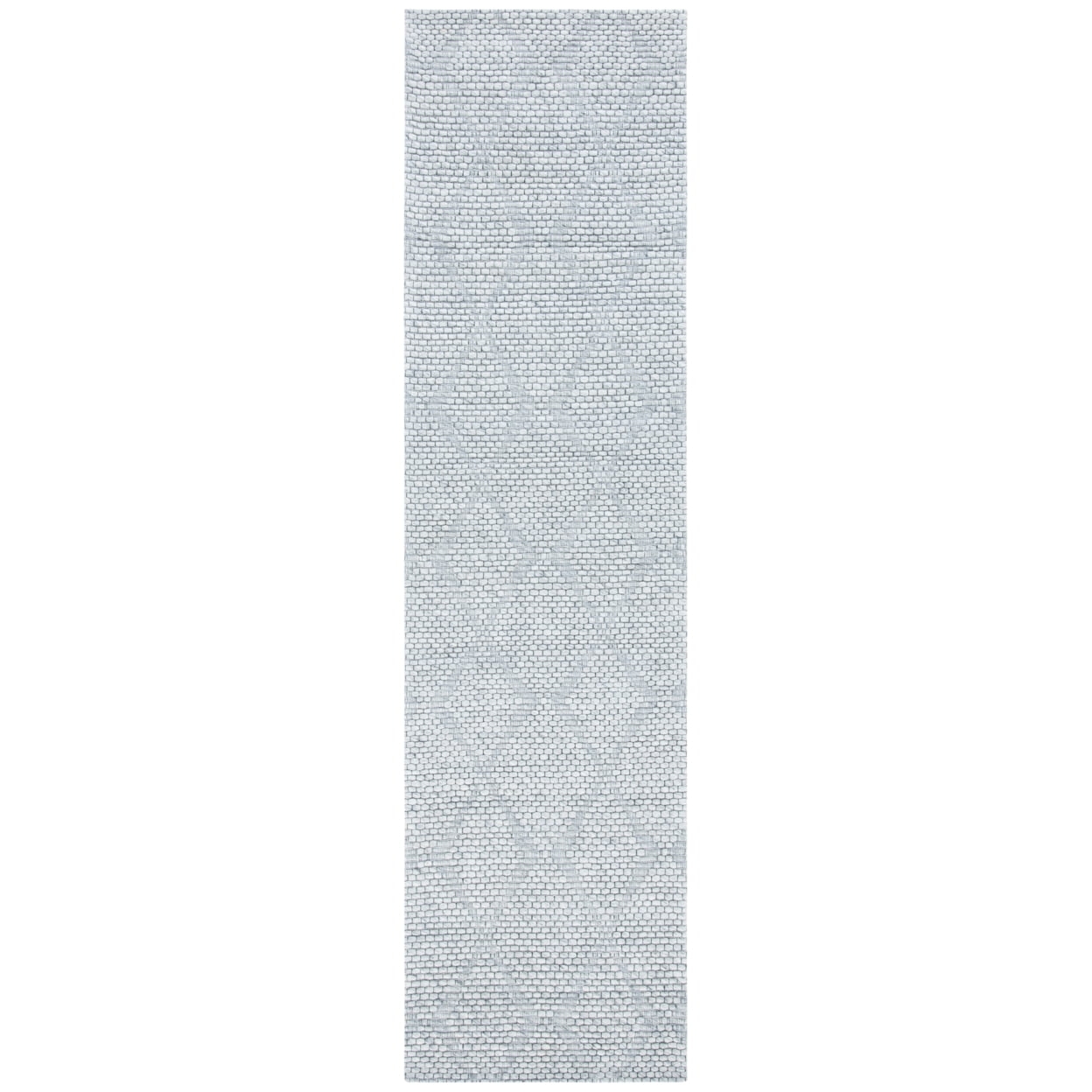 SAFAVIEH Marbella Aria Diamond Area Rug, Silver/Grey, 7' x 7' Round