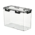 thumbnail image 2 of Contenedor de alimentos transparente para congelador, onizador de cocina de grado alimenticio, apilable con bandeja de drenaje, contenedor de 3800ml Baoblaze contenedor de almacenamiento, 2 of 8