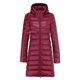 thumbnail image 1 of Chaqueta de plumón ligera para mujer, chaqueta ajustada de longitud media con capucha para otoño e invierno, talla grande, gorro de lana, 1 of 5