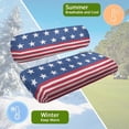 thumbnail image 5 of Aplkyhs Patriotic Star Golf Cart Seat Covers Travel Sports Golf Cart Covers Fits All EZGO Club Car and More Golf Carts Protective Cushion Keep Cool in Summer, 5 of 7