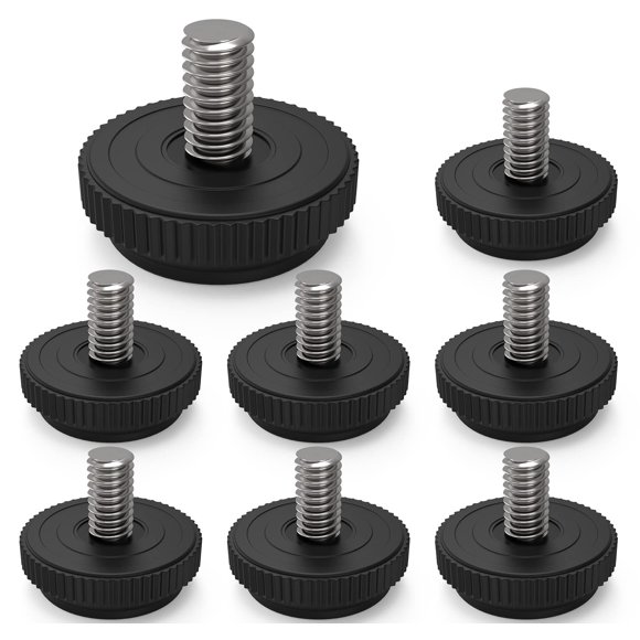 Patas niveladoras ajustables de acero inoxidable ONEHOME 5/16-18, 8 piezas