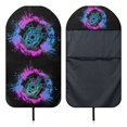 thumbnail image 6 of Chririnla Terry Cloth Car Seat Towel Cover with Gradient Turtle Splash, Waterproof Plush Microfiber Front Seat Cover for Trucks Cars SUVs, 6 of 7