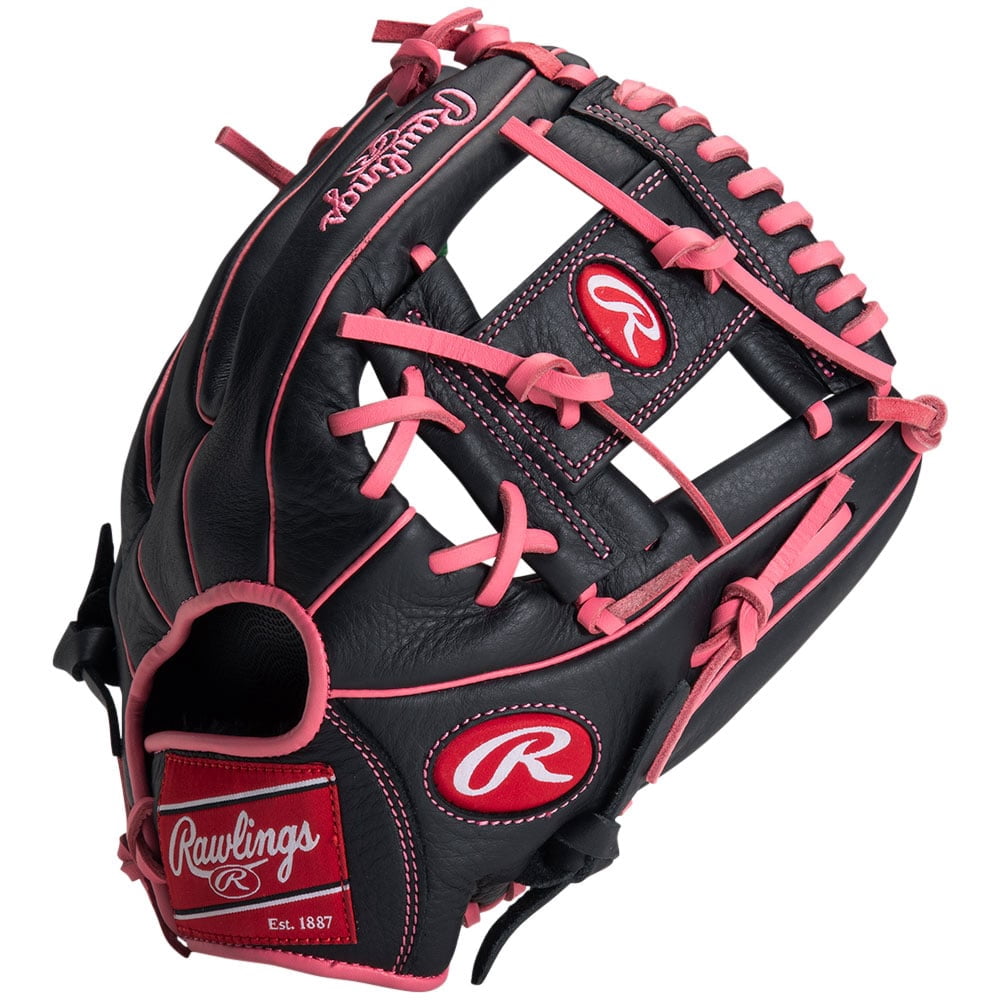 Rawlings Exclusive Youth Select Series 11.5" Baseball Glove (SS1150BP) Black/Pink 11.5