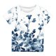 thumbnail image 3 of ¡Oferta! Camisetas Honeeladyy para niños, de manga corta, con estampado gráfico y cuello redondo, para niñas y niños de 3 a 12 años, para la escuela (blancas, 5-6 años), 3 of 3