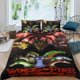thumbnail image 2 of Alas de Fuego Conjunto de sábanas temático, trío de piezas, cómodo y amigable con la piel, diseño único, regalo de decoración para el hogar para familiares, amigos y fans,135cm *200cm, 2 of 6