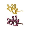 thumbnail image 1 of Gafas con números brillantes para Año Nuevo 2023, accesorios para fiestas y recuerdos. Rosa áurea, 1 of 9
